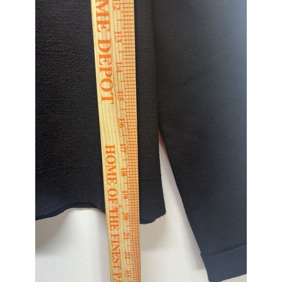 Tahari Womens Cardigan Sweater Jacket buttons long sleeves black Sz M - Picture 9 of 15